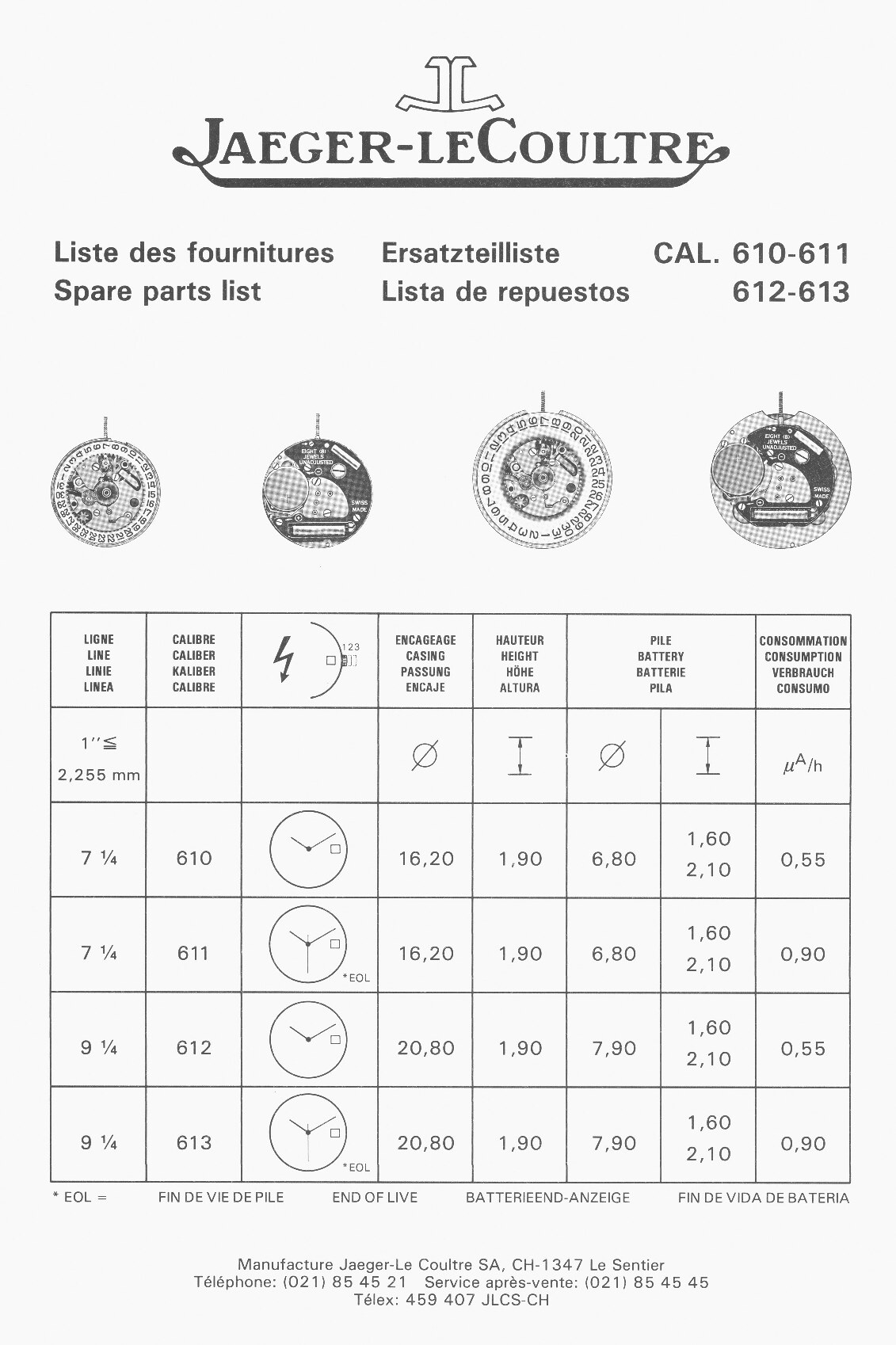 jlc 610-611