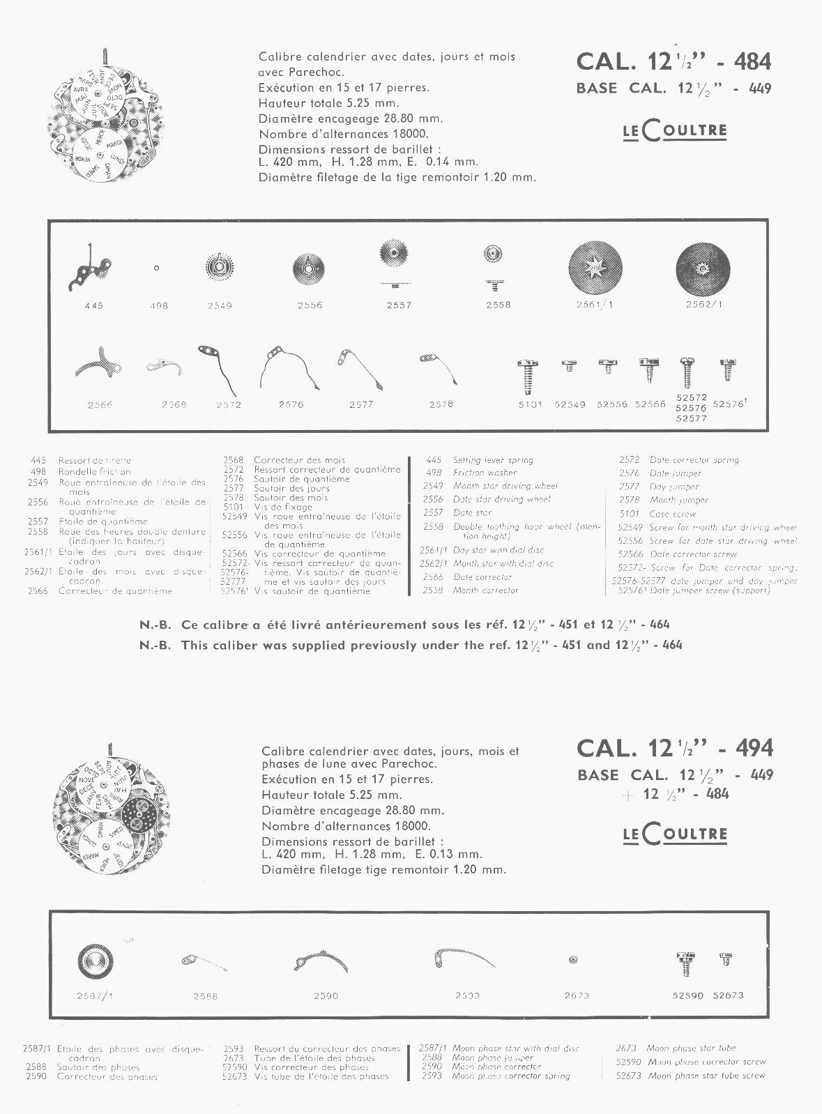 JLC 484 partlist