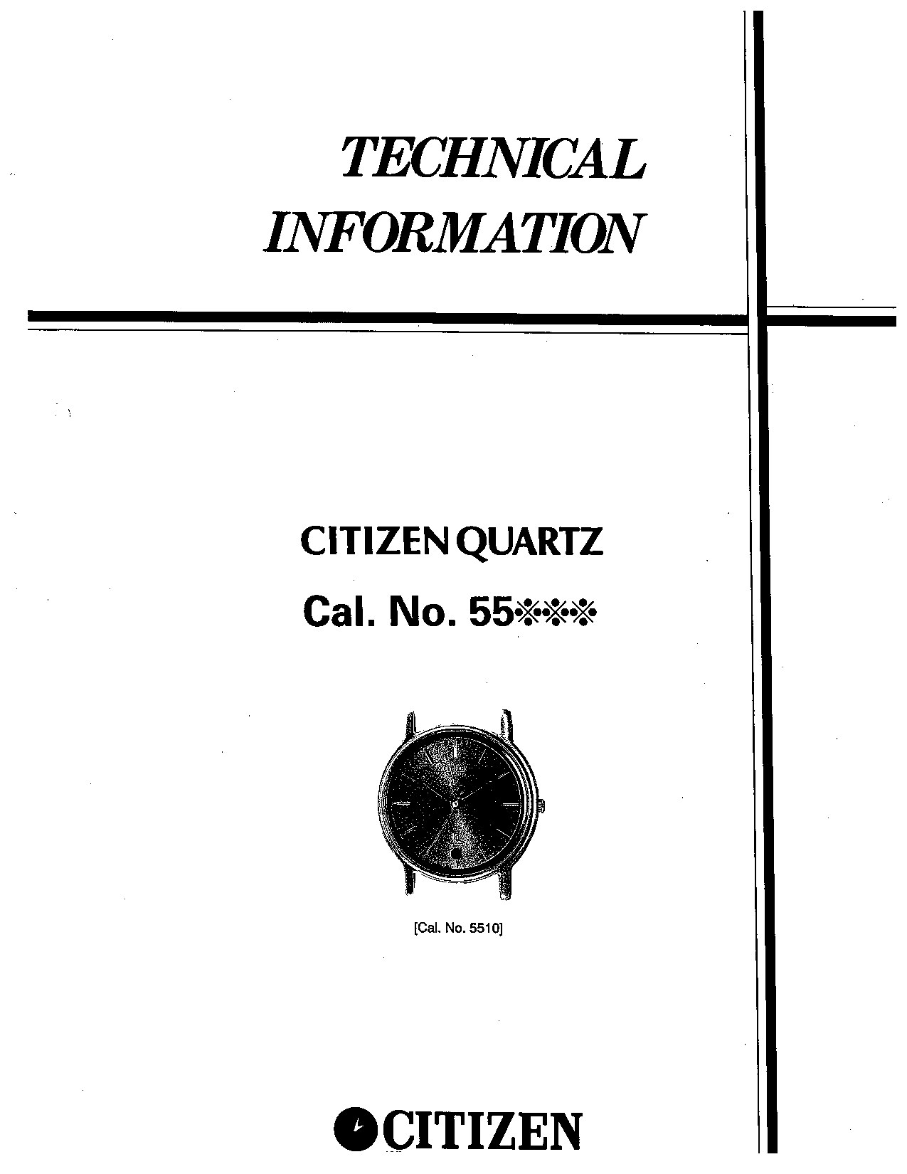 1021_Citizen 5500, 5501, 5502, 5503, 5510, 5511, 5530A