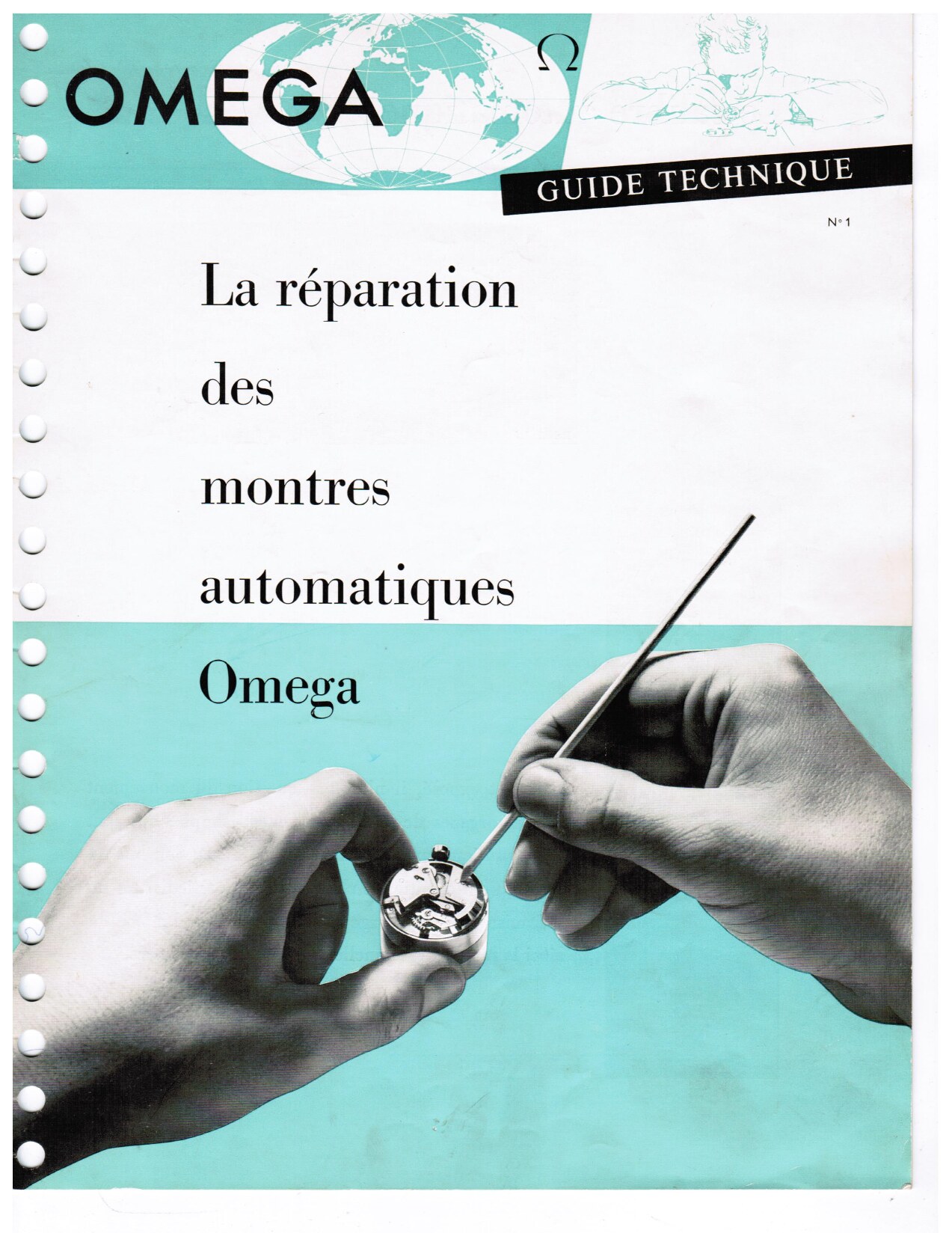 La réparation des montres automatiques Omega