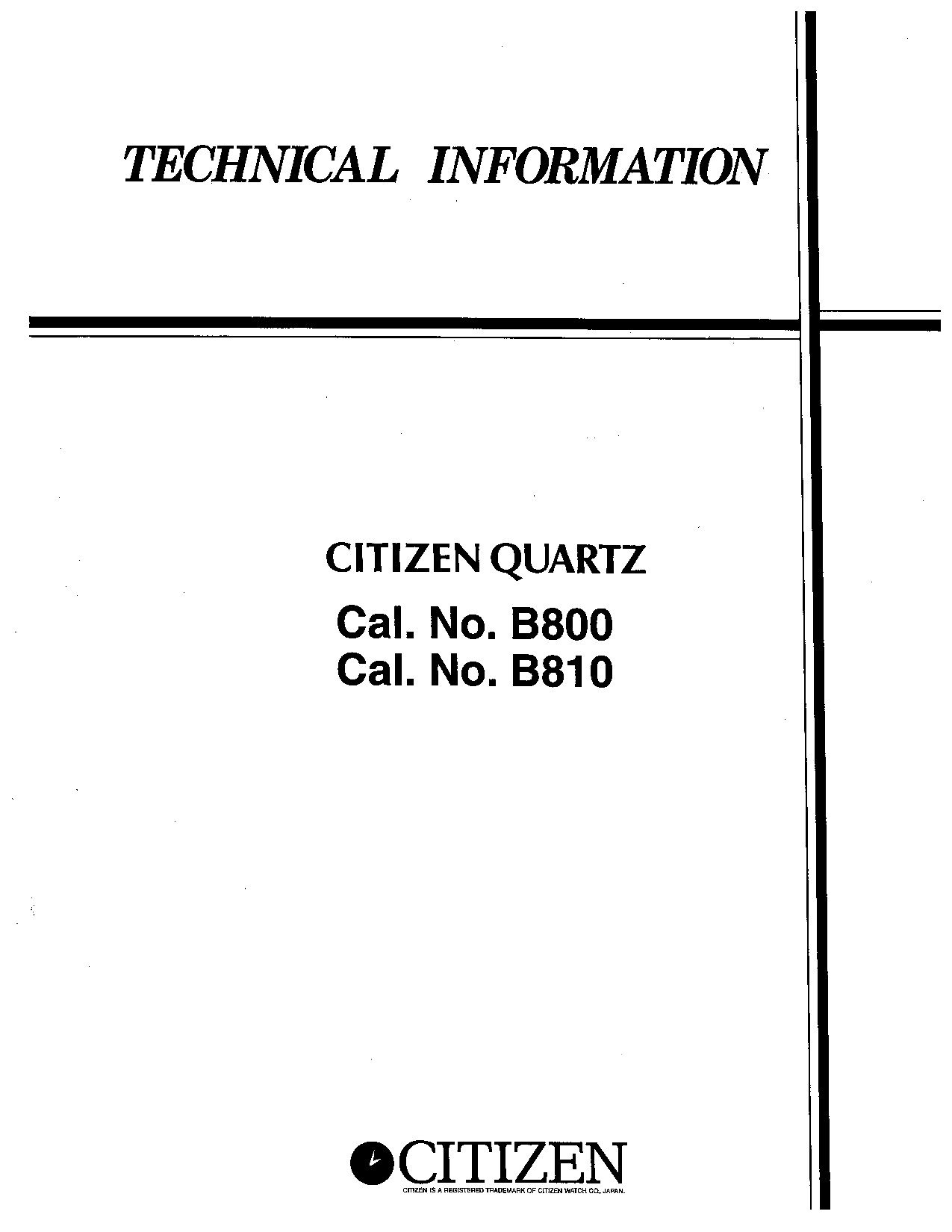 1025_Citizen B800, B810